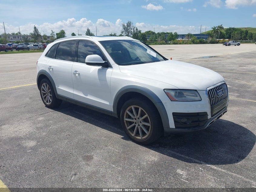2017 Audi Q5 VIN WA1L2AFP5HA029334 IAAI salvage auction — NORMAL WEAR, Clear (Florida), sold $1,225 on 2026-07-16 (photo 1)