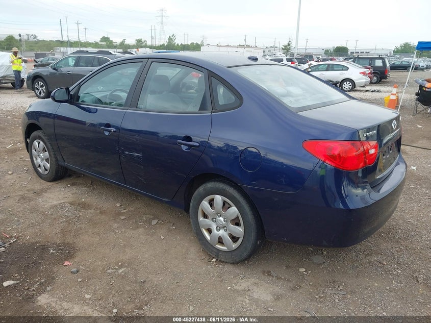 2009 Hyundai Elantra VIN KMHDU46D19U607534 IAAI salvage auction — LEFT & RIGHT, Salvage (Ohio), sold $300 on 2026-07-09 (photo 3)