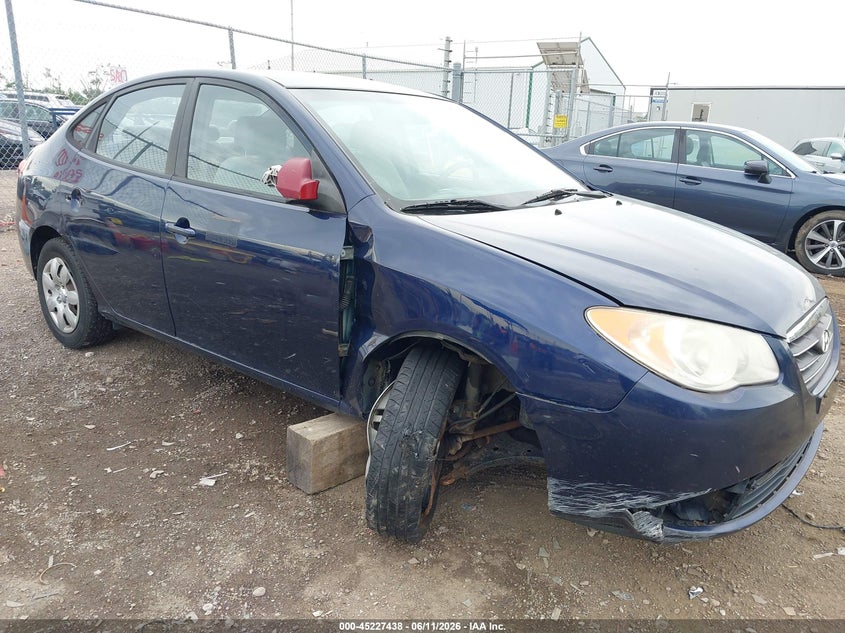 2009 Hyundai Elantra VIN KMHDU46D19U607534 IAAI salvage auction — LEFT & RIGHT, Salvage (Ohio), sold $300 on 2026-07-09 (photo 6)