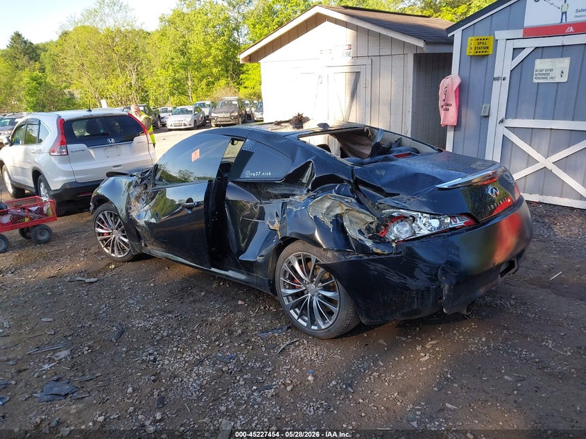 2011 Infiniti G37 VIN JN1CV6EL5BM263720 IAAI salvage auction — ROLLOVER, Salvage (Pennsylvania), sold $25 on 2026-07-07 (photo 3)