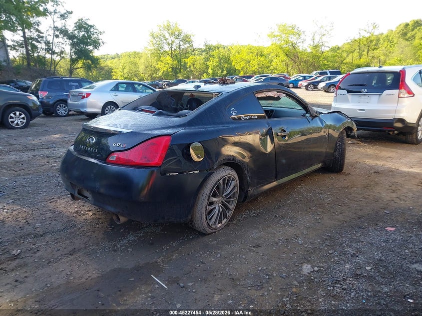 2011 Infiniti G37 VIN JN1CV6EL5BM263720 IAAI salvage auction — ROLLOVER, Salvage (Pennsylvania), sold $25 on 2026-07-07 (photo 4)