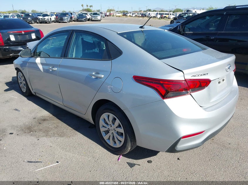 2021 Hyundai Accent VIN 3KPC24A60ME130584 IAAI salvage auction — FRONT END, Salvage Title, sold $525 on 2026-08-24 (photo 3)
