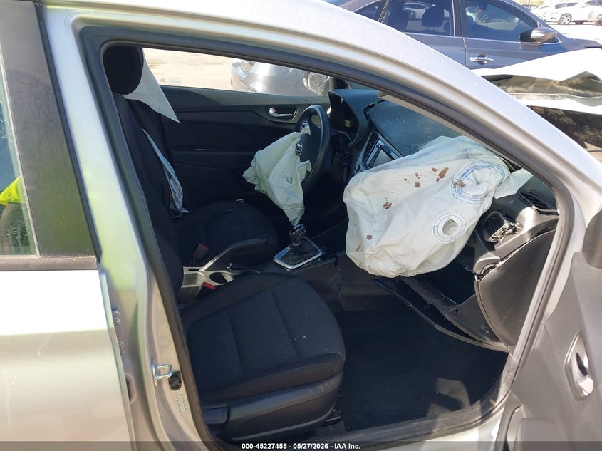 2021 Hyundai Accent VIN 3KPC24A60ME130584 IAAI salvage auction — FRONT END, Salvage Title, sold $525 on 2026-08-24 (photo 5)