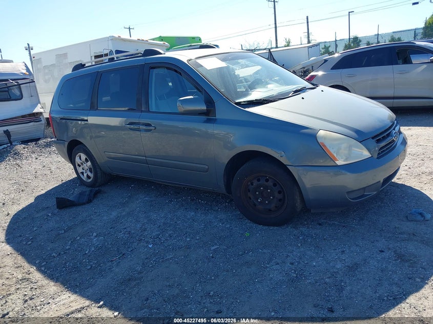 2008 Kia SEDONA VIN KNDMB233186212847 IAAI salvage auction — ELECTRICAL, Salvage (Pennsylvania), sold $225 on 2026-07-17 (photo 1)