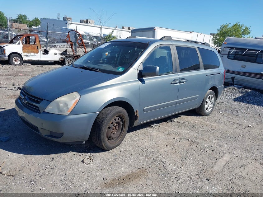2008 Kia SEDONA VIN KNDMB233186212847 IAAI salvage auction — ELECTRICAL, Salvage (Pennsylvania), sold $225 on 2026-07-17 (photo 2)