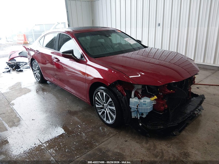 2020 Lexus ES VIN 58ADZ1B15LU077743 IAAI salvage auction — FRONT END, Clear (Oklahoma), sold $13,100 on 2026-08-01 (photo 1)