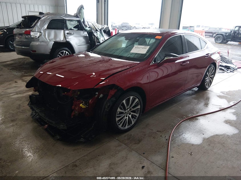 2020 Lexus ES VIN 58ADZ1B15LU077743 IAAI salvage auction — FRONT END, Clear (Oklahoma), sold $13,100 on 2026-08-01 (photo 2)