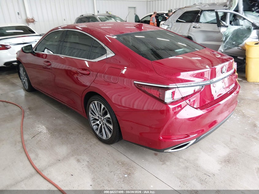 2020 Lexus ES VIN 58ADZ1B15LU077743 IAAI salvage auction — FRONT END, Clear (Oklahoma), sold $13,100 on 2026-08-01 (photo 3)