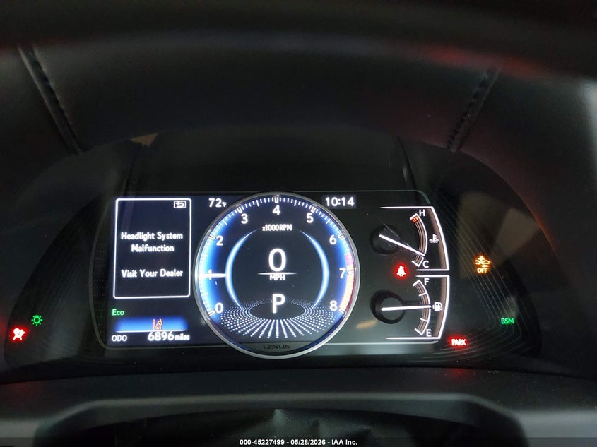 2020 Lexus ES VIN 58ADZ1B15LU077743 IAAI salvage auction — FRONT END, Clear (Oklahoma), sold $13,100 on 2026-08-01 (photo 7)