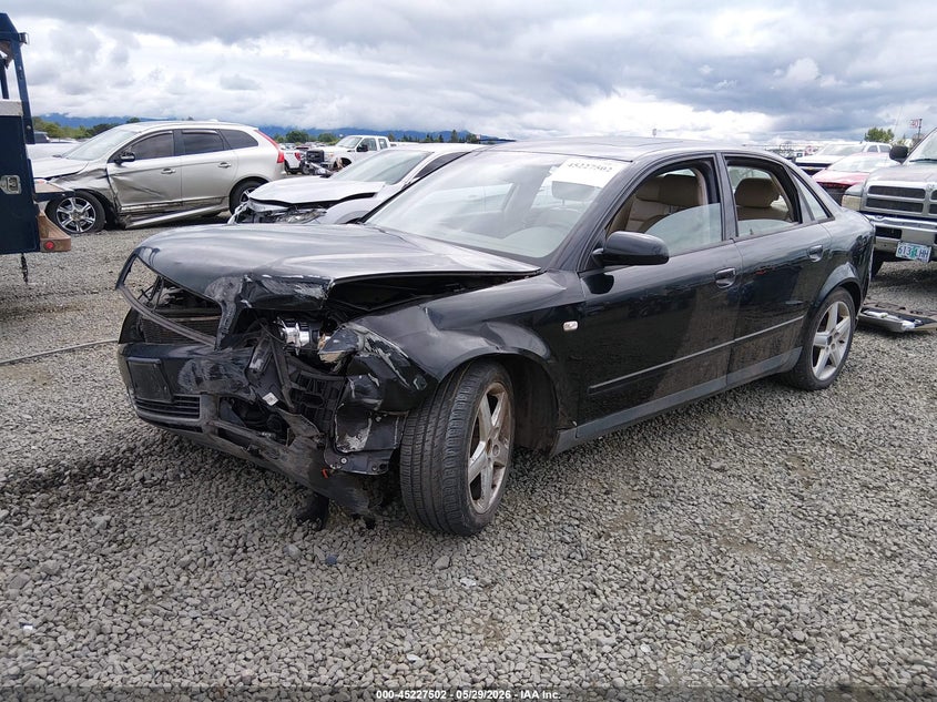 2003 Audi A4 VIN WAULC68E03A188568 IAAI salvage auction — FRONT & REAR, Salvage (Oregon), sold $200 on 2026-07-20 (photo 2)