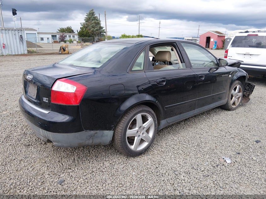 2003 Audi A4 VIN WAULC68E03A188568 IAAI salvage auction — FRONT & REAR, Salvage (Oregon), sold $200 on 2026-07-20 (photo 4)