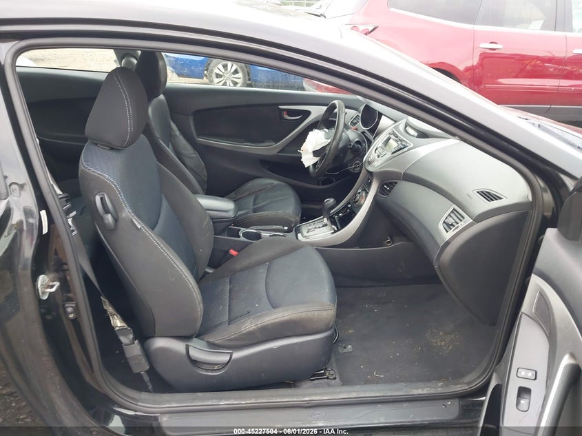 2013 Hyundai Elantra VIN KMHDH6AE9DU012889 IAAI salvage auction — FRONT & REAR, Salvage Title, sold $375 on 2026-07-08 (photo 5)