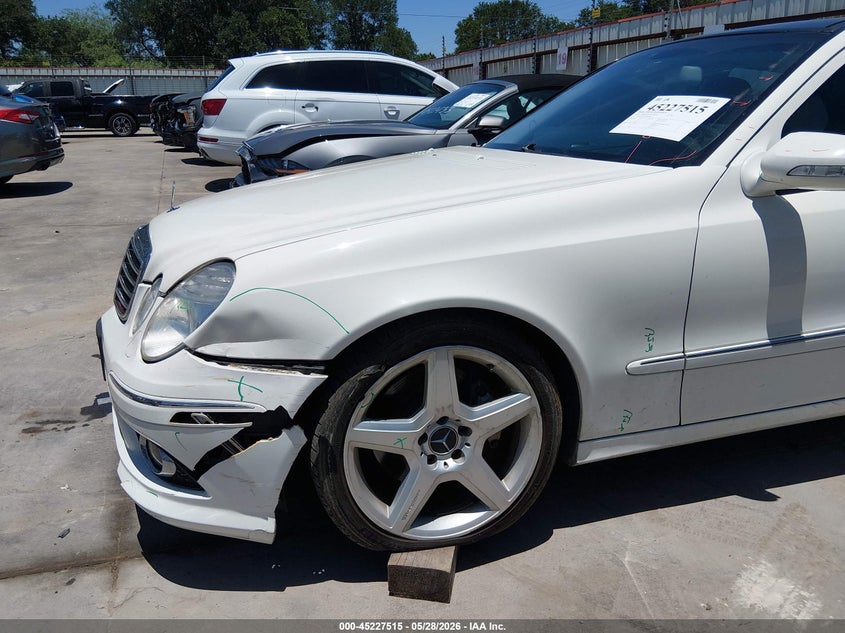 2009 Mercedes-benz E-klasse VIN WDBUF56X19B438043 IAAI salvage auction — LEFT FRONT, Salvage (Texas), sold $750 on 2026-08-18 (photo 6)