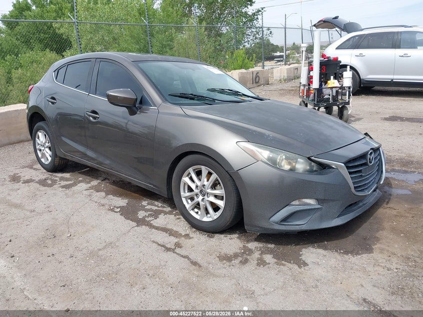 2014 Mazda 3 VIN JM1BM1L72E1161091 IAAI salvage auction — FRONT END, Salvage (New Mexico), sold $950 on 2026-07-20 (photo 1)