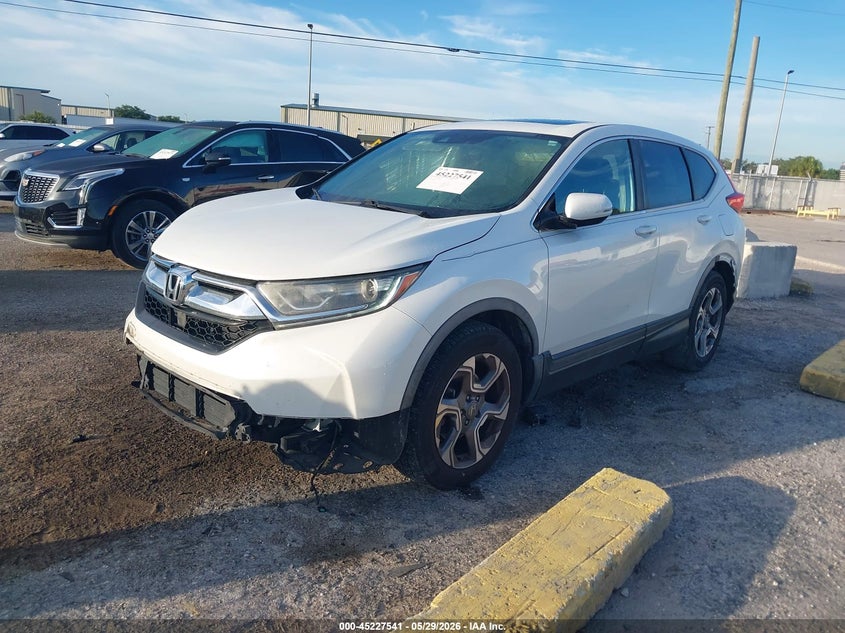 2019 Honda Cr-v VIN 7FARW1H53KE014236 IAAI salvage auction — BIO HAZARD, Salvage Title, sold $6,150 on 2026-07-07 (photo 2)