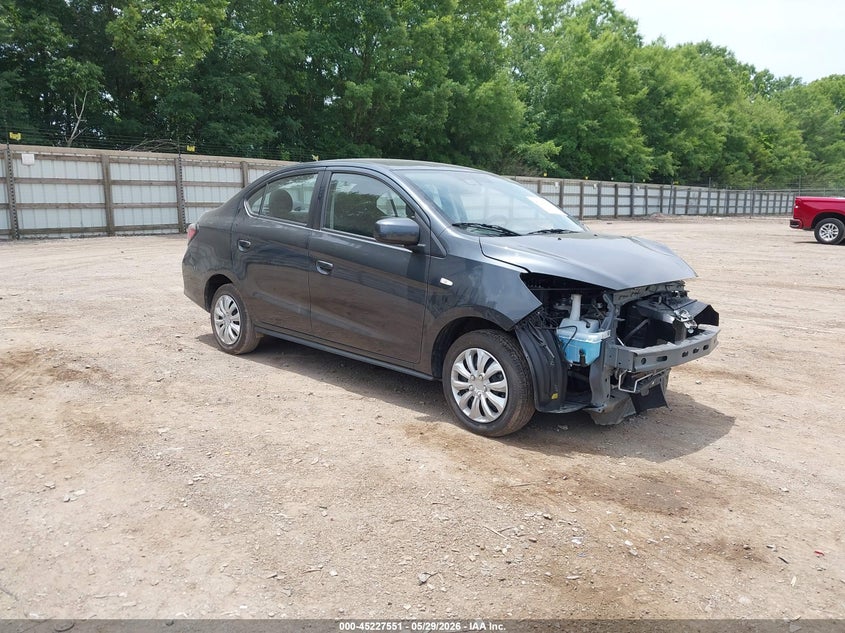 2024 Mitsubishi Mirage VIN ML32FUFJ5RHF06815 IAAI salvage auction — FRONT END, Salvage Title, sold $2,050 on 2026-07-25 (photo 1)