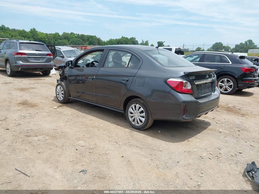 2024 Mitsubishi Mirage VIN ML32FUFJ5RHF06815 IAAI salvage auction — FRONT END, Salvage Title, sold $2,050 on 2026-07-25 (photo 3)
