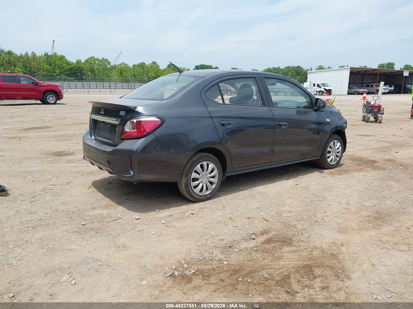 2024 Mitsubishi Mirage VIN ML32FUFJ5RHF06815 IAAI salvage auction — FRONT END, Salvage Title, sold $2,050 on 2026-07-25 (photo 4)