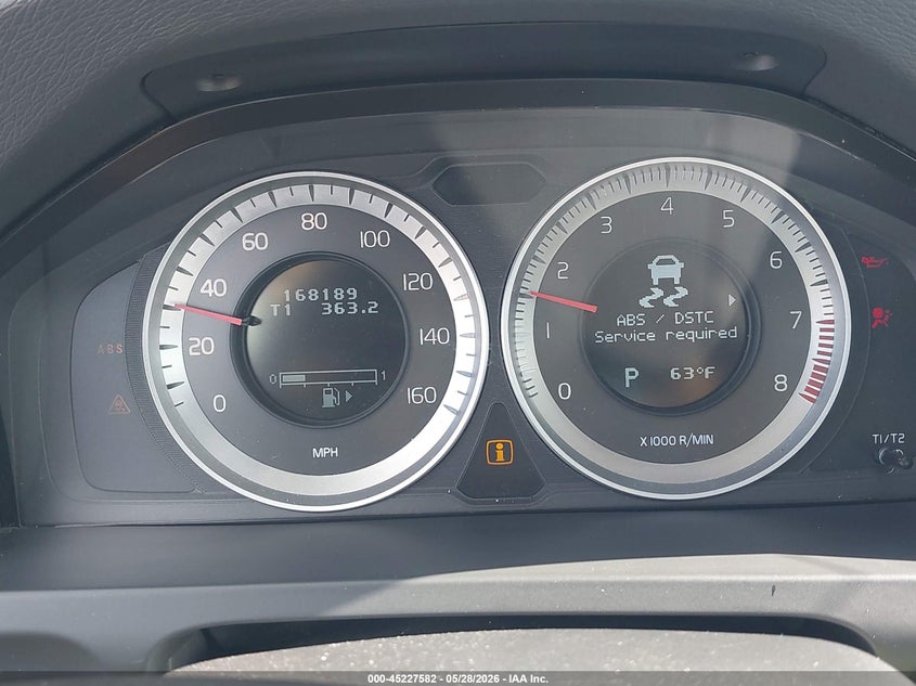 2012 Volvo S60 VIN YV1622FSXC2051145 IAAI salvage auction — FRONT END, Salvage Title, sold $175 on 2026-08-11 (photo 7)