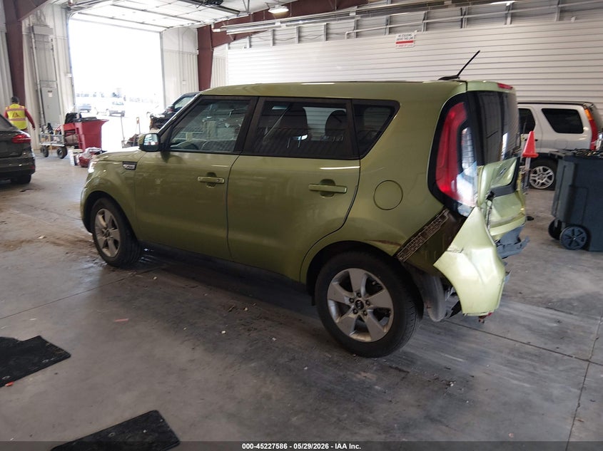 2018 Kia Soul VIN KNDJN2A27J7900307 IAAI salvage auction — REAR END, Salvage Title, sold $1,250 on 2026-07-22 (photo 3)