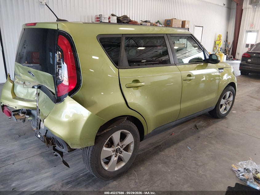 2018 Kia Soul VIN KNDJN2A27J7900307 IAAI salvage auction — REAR END, Salvage Title, sold $1,250 on 2026-07-22 (photo 4)