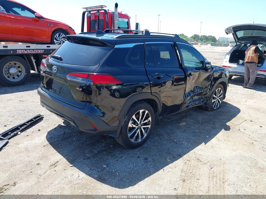 2023 Toyota Corolla cross VIN 7MUDAAAG6PV045649 IAAI salvage auction — SIDE, Original (Texas), sold $8,400 on 2026-07-30 (photo 4)