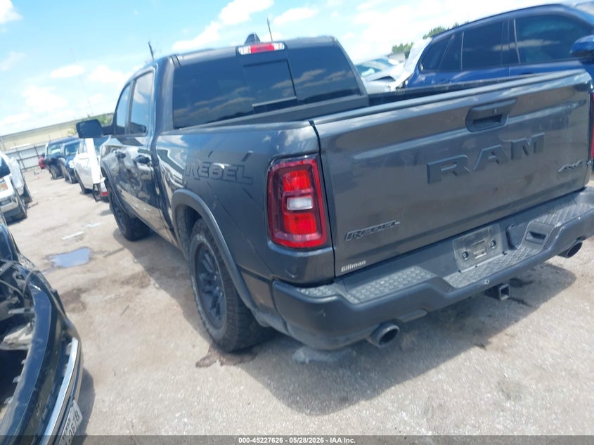2025 Ram 1500 VIN 1C6SRFLP7SN645543 IAAI salvage auction — RIGHT REAR, Salvage Title, sold $19,200 on 2026-08-03 (photo 3)