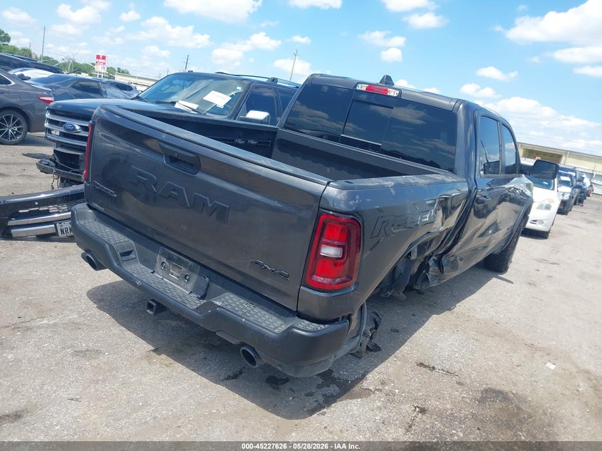 2025 Ram 1500 VIN 1C6SRFLP7SN645543 IAAI salvage auction — RIGHT REAR, Salvage Title, sold $19,200 on 2026-08-03 (photo 4)