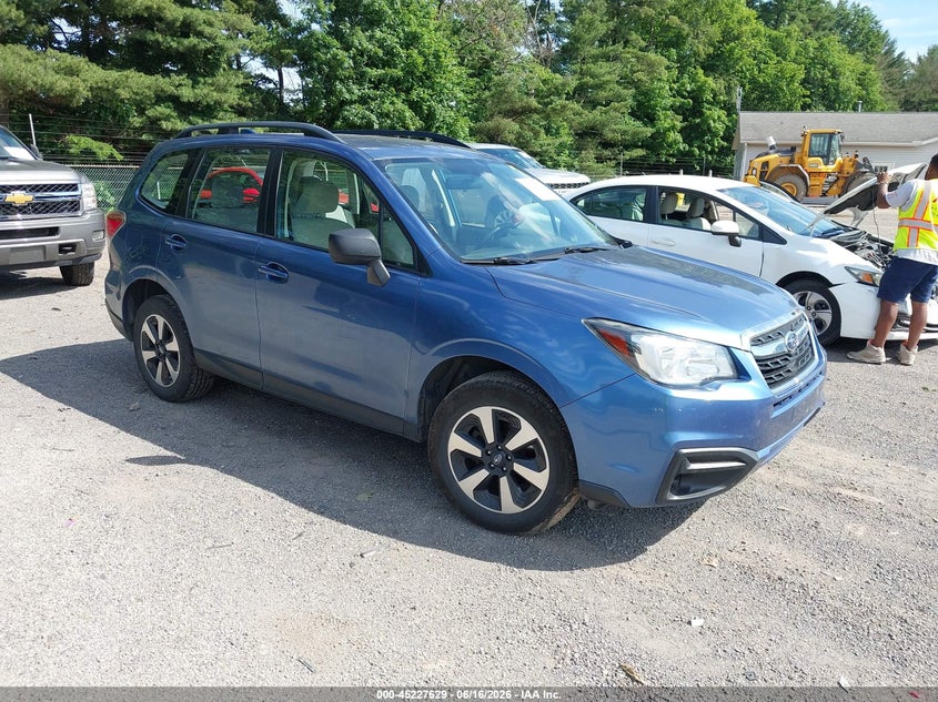 2018 Subaru Forester VIN JF2SJABCXJH517345 IAAI salvage auction — HAIL, Salvage (Ohio), sold $3,100 on 2026-07-13 (photo 1)