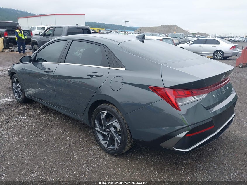 2025 Hyundai Elantra VIN KMHLP4DG9SU992721 IAAI salvage auction — FRONT END, Bill Of Sale (Washington), sold $6,200 on 2026-07-07 (photo 3)