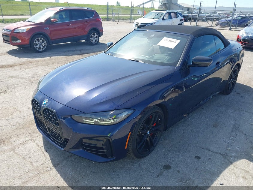 2023 BMW 4er VIN WBA63AT09PCL24959 IAAI salvage auction — REAR END, Salvage (Illinois), sold $16,200 on 2026-07-22 (photo 2)