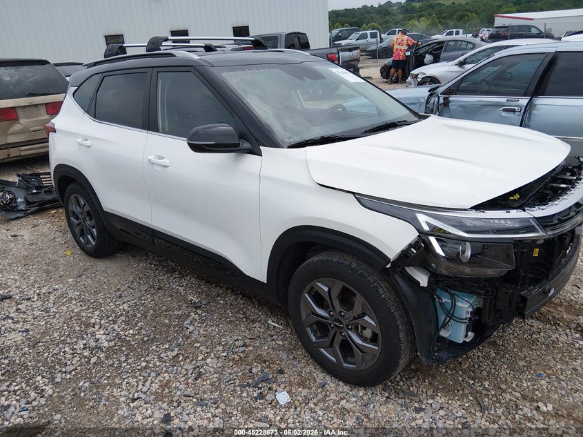 2024 Kia Seltos VIN KNDEU2AA3R7655271 IAAI salvage auction — FRONT END, Salvage Title, sold $8,750 on 2026-07-09 (photo 1)