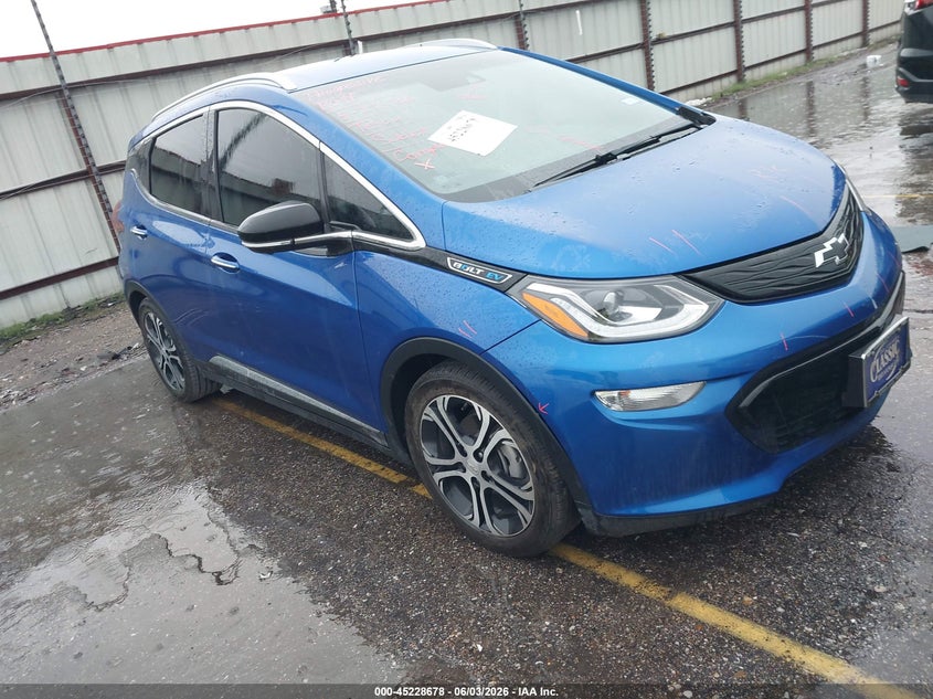 2021 Chevrolet Bolt euv VIN 1G1FZ6S05M4112056 IAAI salvage auction — FRONT END, Salvage Title, sold $6,600 on 2026-07-11 (photo 1)