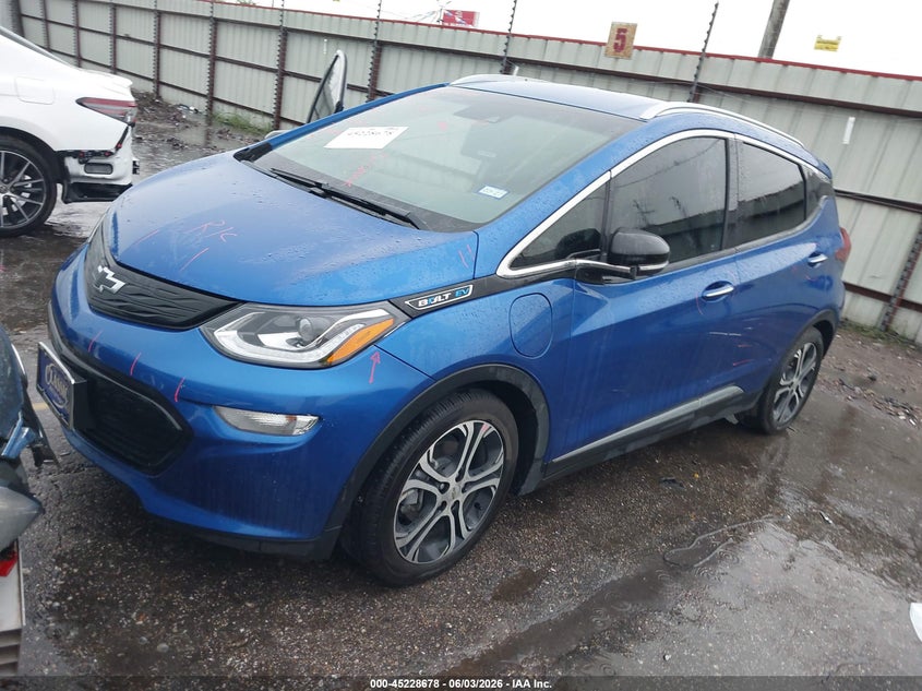 2021 Chevrolet Bolt euv VIN 1G1FZ6S05M4112056 IAAI salvage auction — FRONT END, Salvage Title, sold $6,600 on 2026-07-11 (photo 2)