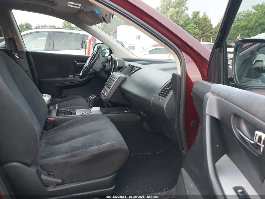 2006 Nissan Murano VIN JN8AZ08W16W539000 IAAI salvage auction — FRONT END, Clear (Oklahoma), sold $800 on 2026-07-08 (photo 5)