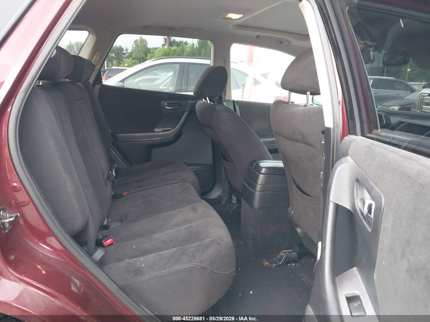 2006 Nissan Murano VIN JN8AZ08W16W539000 IAAI salvage auction — FRONT END, Clear (Oklahoma), sold $800 on 2026-07-08 (photo 8)