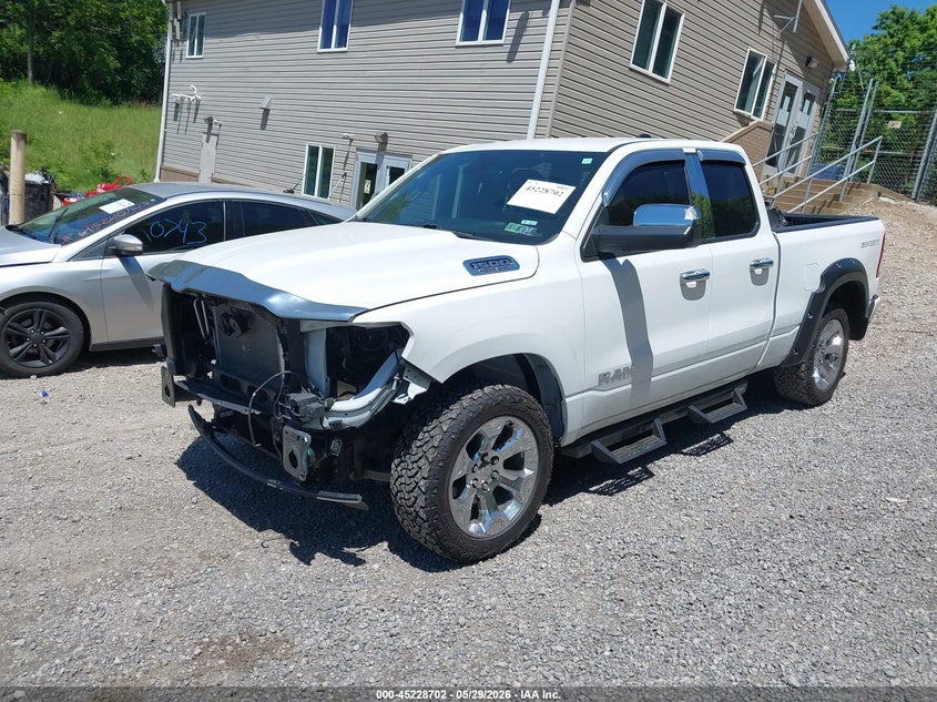 2021 Ram 1500 VIN 1C6SRFBT7MN697921 IAAI salvage auction — FRONT END, Salvage (Pennsylvania), sold $11,850 on 2026-09-01 (photo 2)