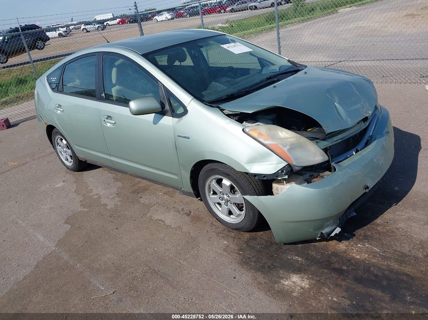 2006 Toyota Prius VIN JTDKB20U163133312 IAAI salvage auction — FRONT END, Prior Salvage (Minnesota), sold $275 on 2026-07-20 (photo 1)