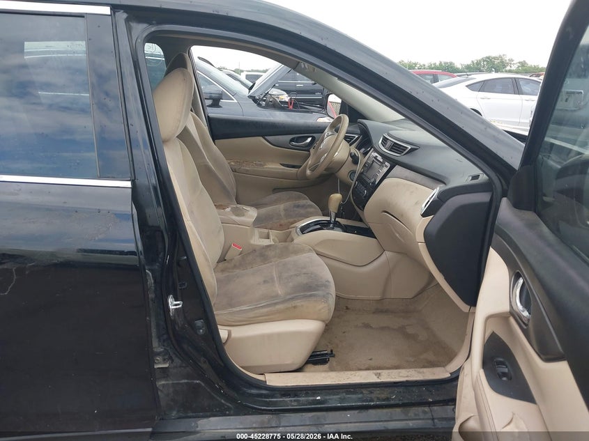 2015 Nissan Rogue VIN KNMAT2MVXFP539738 IAAI salvage auction — FRONT & REAR, Salvage (Texas), sold $1,000 on 2026-07-07 (photo 5)