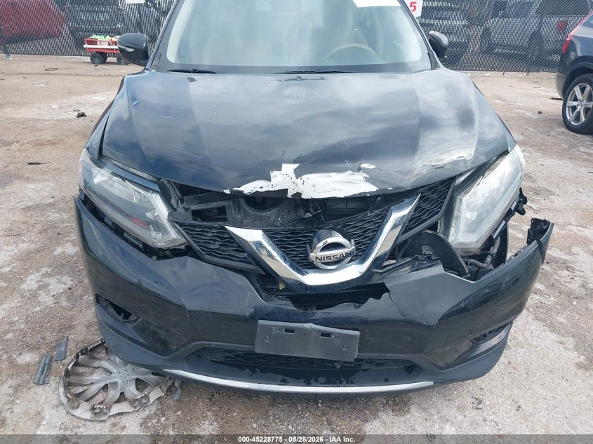 2015 Nissan Rogue VIN KNMAT2MVXFP539738 IAAI salvage auction — FRONT & REAR, Salvage (Texas), sold $1,000 on 2026-07-07 (photo 6)