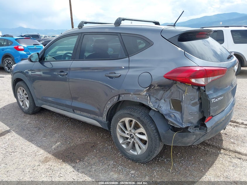 2017 Hyundai Tucson VIN KM8J3CA40HU281134 IAAI salvage auction — LEFT REAR, Salvage Title, sold $1,300 on 2026-07-29 (photo 3)