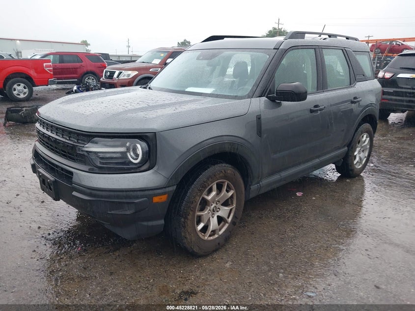 2022 Ford Bronco sport VIN 3FMCR9A67NRD35639 IAAI salvage auction — HAIL, Salvage Title, sold $9,550 on 2026-08-21 (photo 2)
