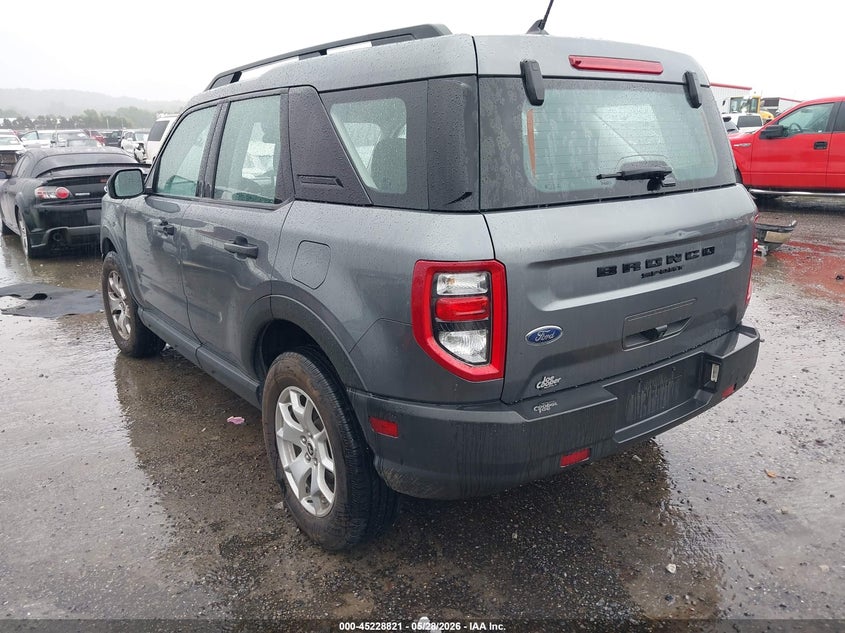 2022 Ford Bronco sport VIN 3FMCR9A67NRD35639 IAAI salvage auction — HAIL, Salvage Title, sold $9,550 on 2026-08-21 (photo 3)