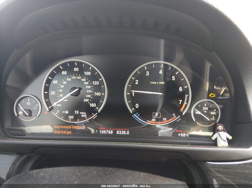 2013 BMW 5er VIN WBAXH5C5XDDW16117 IAAI salvage auction — SIDE, Salvage Title, sold $975 on 2026-07-16 (photo 7)