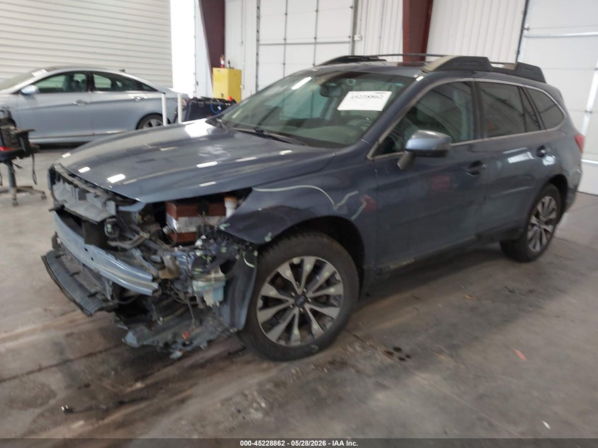 2016 Subaru Outback VIN 4S4BSANC8G3327987 IAAI salvage auction — FRONT END, Salvage (Colorado), sold $1,400 on 2026-07-22 (photo 2)