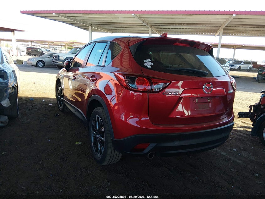 2016 Mazda Cx-5 VIN JM3KE2DY7G0802780 IAAI salvage auction — FRONT END, Salvage Title, sold $2,650 on 2026-07-28 (photo 3)
