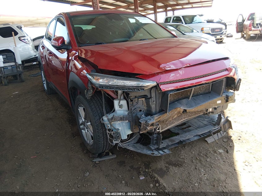 2019 Hyundai Kona VIN KM8K12AA7KU229260 IAAI salvage auction — FRONT END, Salvage Title, sold $1,400 on 2026-07-14 (photo 1)