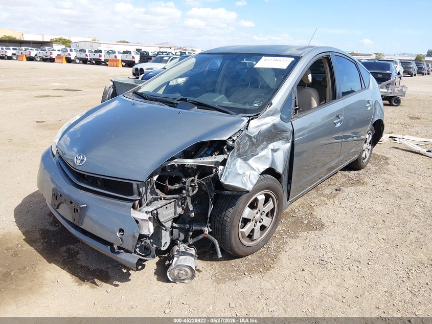 2005 Toyota Prius VIN JTDKB20U853042116 IAAI salvage auction — FRONT & REAR, Salvage (California), sold $300 on 2026-07-29 (photo 2)