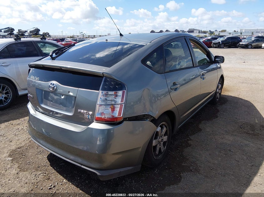 2005 Toyota Prius VIN JTDKB20U853042116 IAAI salvage auction — FRONT & REAR, Salvage (California), sold $300 on 2026-07-29 (photo 4)