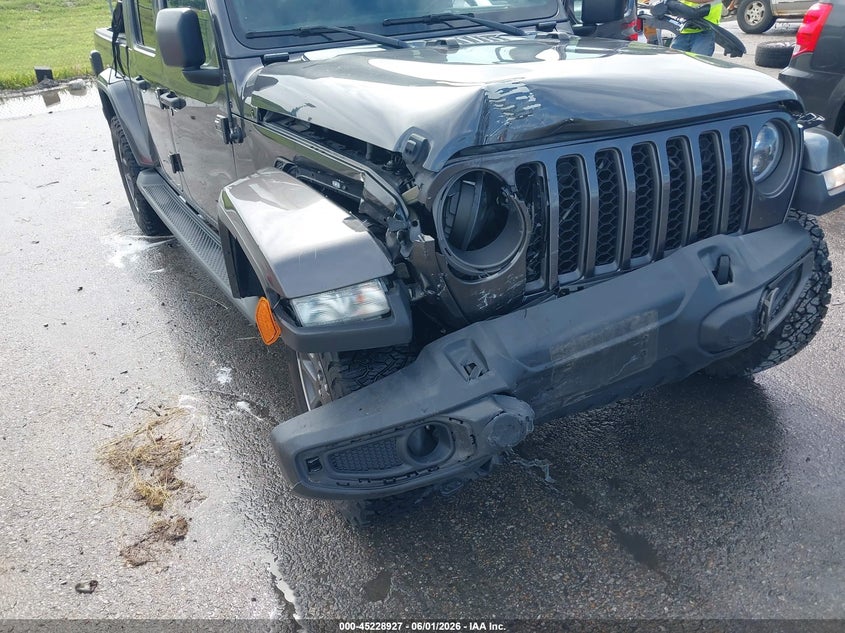 2021 Jeep Gladiator VIN 1C6HJTAG9ML532551 IAAI salvage auction — RIGHT FRONT, Salvage (Illinois), sold $13,675 on 2026-07-28 (photo 6)